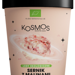 LODY RZEMIEŚLNICZE SERNIK Z MALINAMI BIO 475 ml - KOSMOS