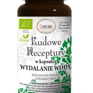 KAPSUŁKI NA WYDALANIE WODY BIO (60 szt.) 30,6 g - MIR-LEK (LUDOWE RECEPTURY)