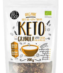 GRANOLA KAKAO KETO BIO 200 g - DIET-FOOD