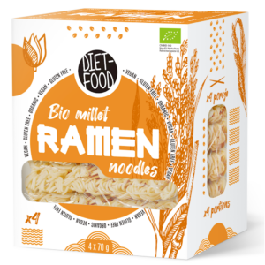 MAKARON (JAGLANY) RAMEN BEZGLUTENOWY BIO 280 g - DIET-FOOD