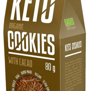 CIASTKA KAKAOWE KETO BIO 80 g - DIET-FOOD