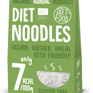 MAKARON (KONJAC) NOODLE BEZGLUTENOWY BIO 385 g (300 g) - DIET-FOOD