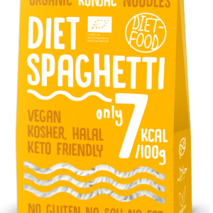 MAKARON (KONJAC) SPAGHETTI BEZGLUTENOWY BIO 385 g (300 g) - DIET-FOOD