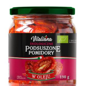 POMIDORY PODSUSZONE W OLEJU BIO 190 g (120 g) - VITALIANA