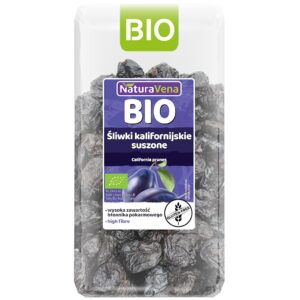 ŚLIWKI KALIFORNIJSKIE SUSZONE BEZGLUTENOWE BIO 400 g - NATURAVENA