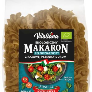 MAKARON (SEMOLINOWY RAZOWY) ŚWIDERKI BIO 500 g - VITALIANA