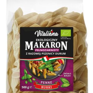 MAKARON (SEMOLINOWY RAZOWY) PENNE BIO 500 g - VITALIANA