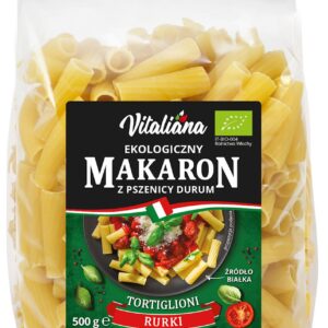 MAKARON (SEMOLINOWY) TORTIGLIONI BIO 500 g- VITALIANA