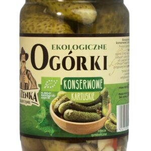 OGÓRKI KONSERWOWE KARTUSKIE BIO 670 g (360 g) - OD ZENKA TRADYCYJNIE