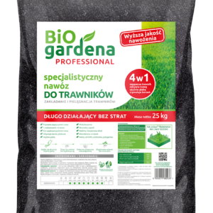 NAWÓZ DO TRAWNIKÓW SPECJALISTYCZNY ECO 25 kg - BIOGARDENA