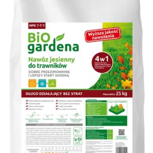 NAWÓZ DO TRAWNIKÓW JESIENNY ECO 25 kg - BIOGARDENA (PRODUKT SEZONOWY)