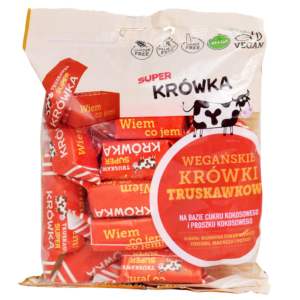 KRÓWKI TRUSKAWKOWE BEZMLECZNE BEZGLUTENOWE BIO 150 g - ME GUSTO (SUPER KRÓWKA)