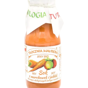 SOK MARCHEWKOWY Z JABŁKIEM NFC BIO 300 ml - TŁOCZNIA MAURERA