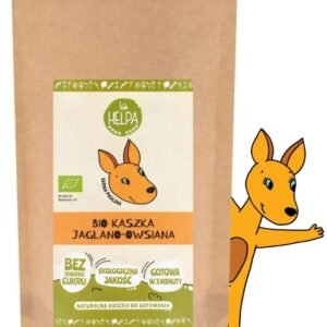 KASZKA JAGLANO - OWSIANA BEZ DODATKU CUKRÓW BIO 200 g - HELPA