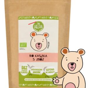 KASZKA 5 ZBÓŻ BEZ DODATKU CUKRÓW BIO 200 g - HELPA