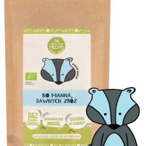 KASZKA MANNA DAWNYCH ZBÓŻ BEZ DODATKU CUKRÓW BIO 200 g - HELPA