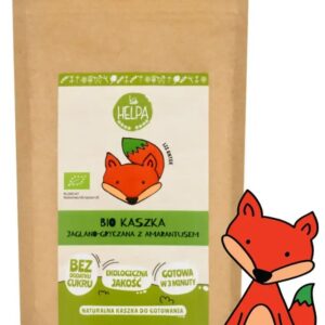 KASZKA JAGLANO - GRYCZANA Z AMARANTUSEM BEZ DODATKU CUKRÓW BIO 200 g - HELPA