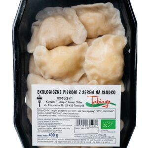 PIEROGI Z SEREM NA SŁODKO BIO 400 g  - KARCZMA TABIAGO (NA ZAMÓWIENIE)