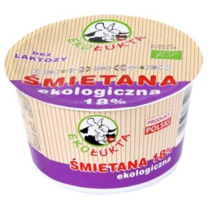 ŚMIETANA 18 % BEZ LAKTOZY BIO 200 g - EKO ŁUKTA