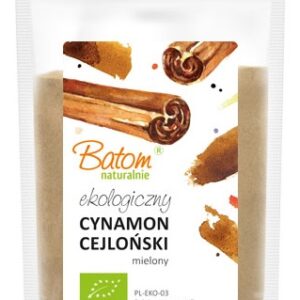 CYNAMON CEJLOŃSKI MIELONY BIO 125 g - BATOM