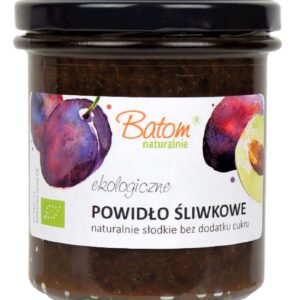 POWIDŁA ŚLIWKOWE BEZ DODATKU CUKRÓW BIO 340 g - BATOM