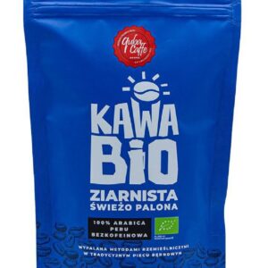 KAWA ZIARNISTA BEZKOFEINOWA ARABICA 100 % BIO 250 g - QUBA CAFFE