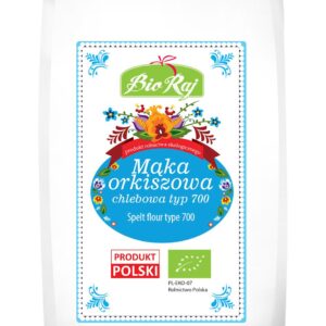 MĄKA ORKISZOWA CHLEBOWA TYP 700 BIO (POLSKA) 500 g - BIO RAJ