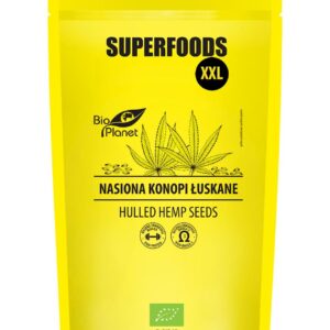 NASIONA KONOPI ŁUSKANE BIO 600 g - BIO PLANET SUPERFOODS