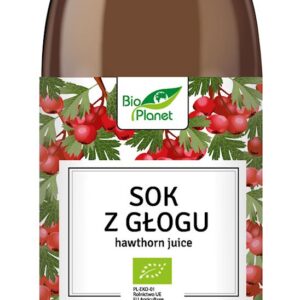 SOK Z GŁOGU BIO 500 ml - BIO PLANET