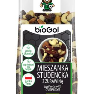 MIESZANKA STUDENCKA Z ŻURAWINĄ BIO 150 g - BIOGOL