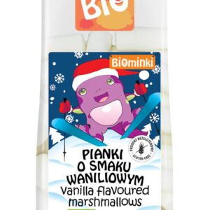 PIANKI O SMAKU WANILIOWYM BEZGLUTENOWE BIO 120 g - BIOMINKI (EDYCJA ŚWIĄTECZNA)(PRODUKT SEZONOWY)