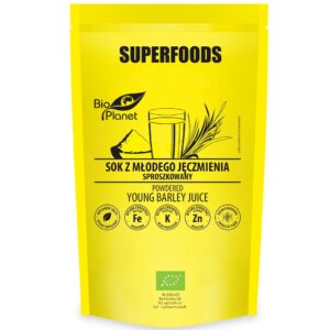 SOK Z MŁODEGO JĘCZMIENIA SPROSZKOWANY BIO 150 g - BIO PLANET SUPERFOODS
