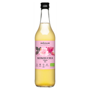 KOMBUCHA RÓŻANA BIO 500 ml - DELIKATNA