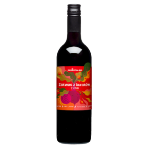 ZAKWAS Z BURAKÓW Z CHILI BIO 750 ml - DELIKATNA