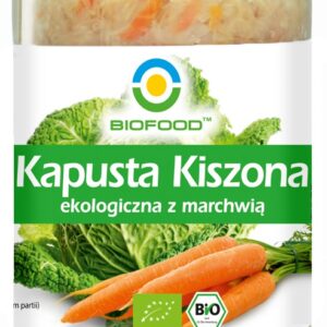KAPUSTA KISZONA Z MARCHEWKĄ BEZGLUTENOWA BIO 700 g (500 g) - BIOFOOD