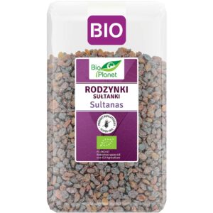 RODZYNKI SUŁTANKI BEZGLUTENOWE BIO 1 kg - BIO PLANET