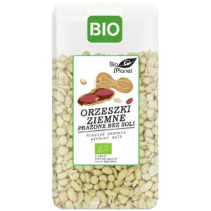 ORZESZKI ZIEMNE PRAŻONE BEZ SOLI BIO 350 g - BIO PLANET