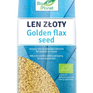 LEN ZŁOTY (SIEMIĘ LNIANE) BIO 400 g - BIO PLANET