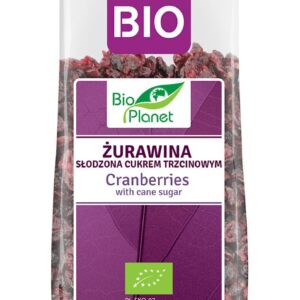 ŻURAWINA Z CUKREM TRZCINOWYM BIO 100 g - BIO PLANET