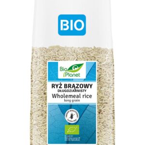 RYŻ BRĄZOWY DŁUGOZIARNISTY BEZGLUTENOWY BIO 1 kg - BIO PLANET