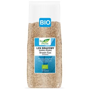 LEN BRĄZOWY (SIEMIĘ LNIANE) BIO 1 kg - BIO PLANET