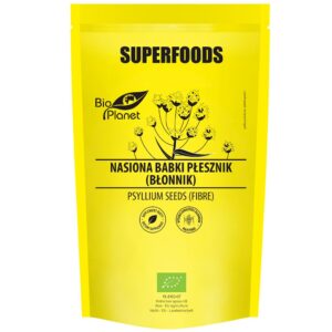 NASIONA BABKI PŁESZNIK (BŁONNIK) BIO 250 g - BIO PLANET SUPERFOODS