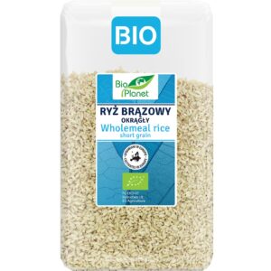 RYŻ BRĄZOWY OKRĄGŁY BIO 1 kg - BIO PLANET
