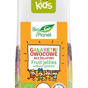 GALARETKI OWOCOWE BEZ ŻELATYNY BEZGLUTENOWE BIO 100 g - BIO PLANET FOR KIDS
