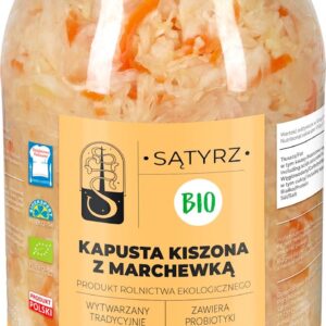 KAPUSTA KISZONA Z MARCHEWKĄ BIO 800 g - SĄTYRZ