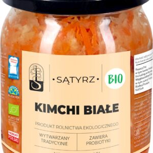 KIMCHI BIAŁE BIO 450 g - SĄTYRZ