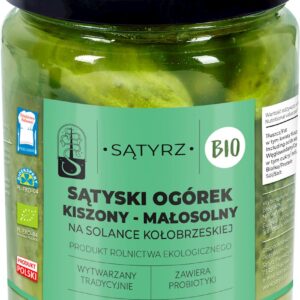 OGÓRKI MAŁOSOLNE SĄTYSKIE BIO 400 g (300 g) - SĄTYRZ