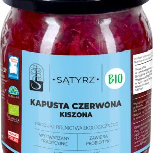 KAPUSTA CZERWONA KISZONA BIO 450 g - SĄTYRZ