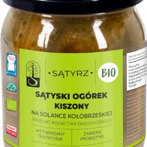 OGÓRKI KISZONE SĄTYSKIE BIO 400 g (300 g) - SĄTYRZ