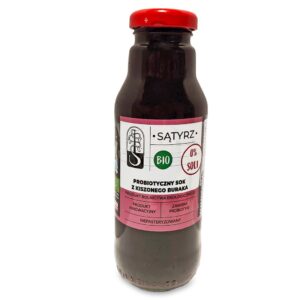 PROBIOTYCZNY SOK Z KISZONEGO BURAKA BEZ SOLI BIO 300 ml - SĄTYRZ